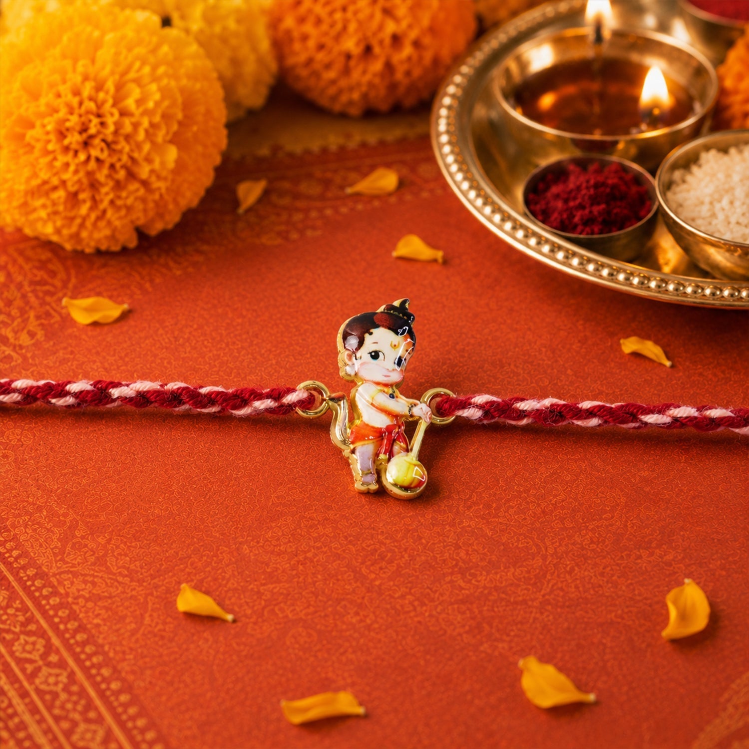 ALVENZA Rakshabandhan Bal Hanuman Rakhi – Traditional & Stylish Design