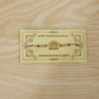 ALVENZA Goddess Charm Rakhi, Beautiful Beaded Brother Gift for Raksha Bandhan