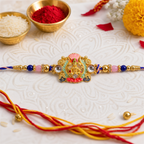 ALVENZA Goddess Charm Rakhi, Beautiful Beaded Brother Gift for Raksha Bandhan