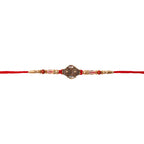 ALVENZA Rudraksha Beads Rakhi, Traditional & Stylish Brother Gift
