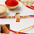 ALVENZA Chhota Bheem Beads Rakhi, Stylish & Lightweight for Raksha Bandhan