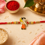 ALVENZA Chhota Bheem Beads Rakhi, Stylish & Lightweight for Raksha Bandhan