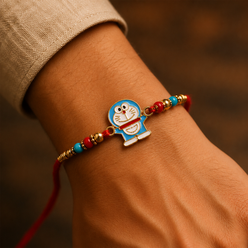 ALVENZA Beaded Rakhi - Stylish and Traditional Gift for Brother