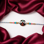 ALVENZA Colorful Deity Face Beads Rakhi – Stylish Festival Gift for Brother