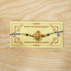 ALVENZA Rakhi – Colourful Divine Idol Beaded Design for Brother