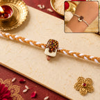 ALVENZA Chocolate Ice Cream Rakhi - Stylish & Comfortable for Brothers
