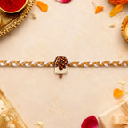 ALVENZA Chocolate Ice Cream Rakhi - Stylish & Comfortable for Brothers