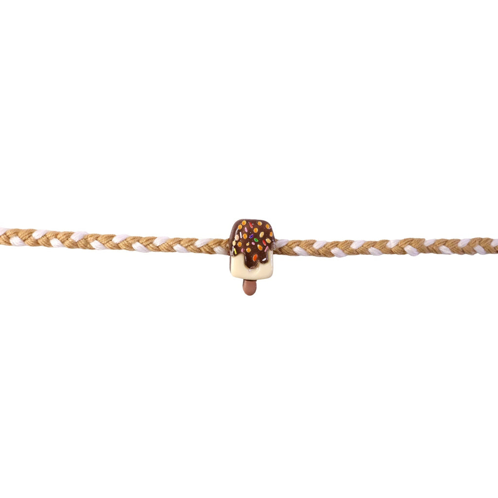 ALVENZA Chocolate Ice Cream Rakhi - Stylish & Comfortable for Brothers