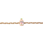 ALVENZA Peach Bottle Charm Rakhi - Elegant Festive Design for Brothers
