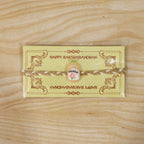 ALVENZA Peach Bottle Charm Rakhi - Elegant Festive Design for Brothers