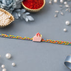 ALVENZA Strawberry Cake Charm Rakhi - Stylish & Lightweight for Brothers