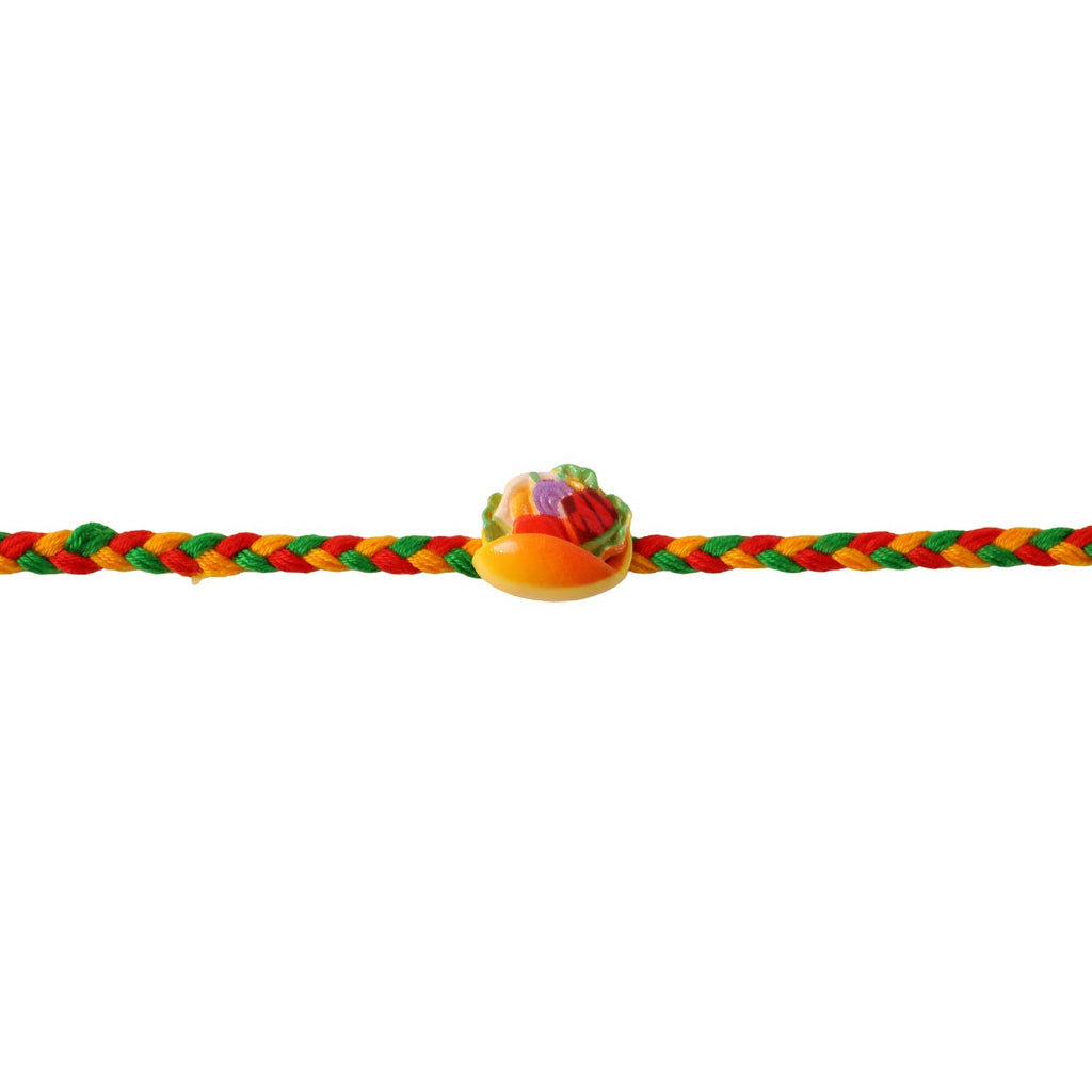 ALVENZA Dori Rakhi for Brother - Colourful Fruit Design & Lightweight