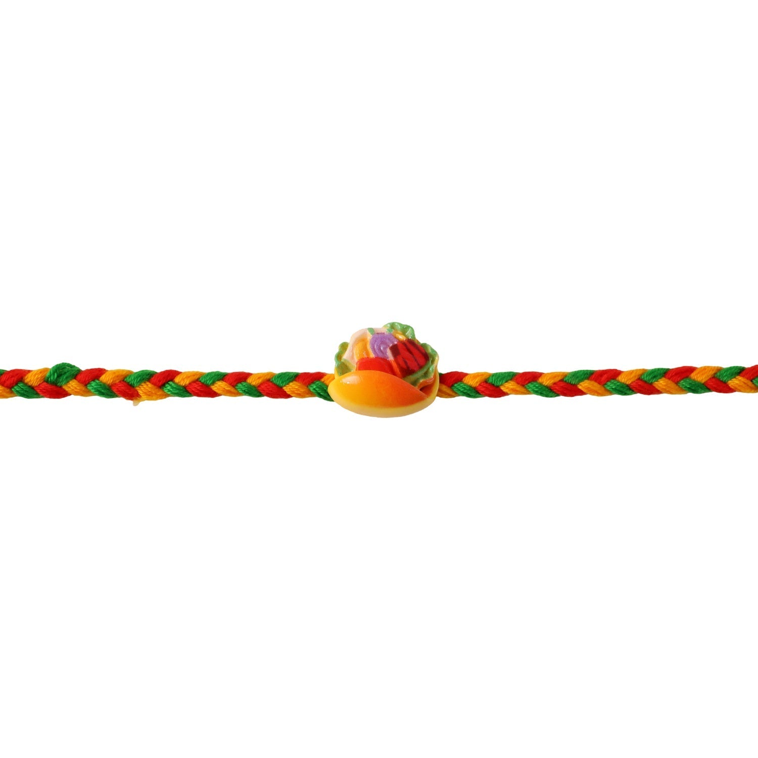 ALVENZA Dori Rakhi for Brother - Colourful Fruit Design & Lightweight