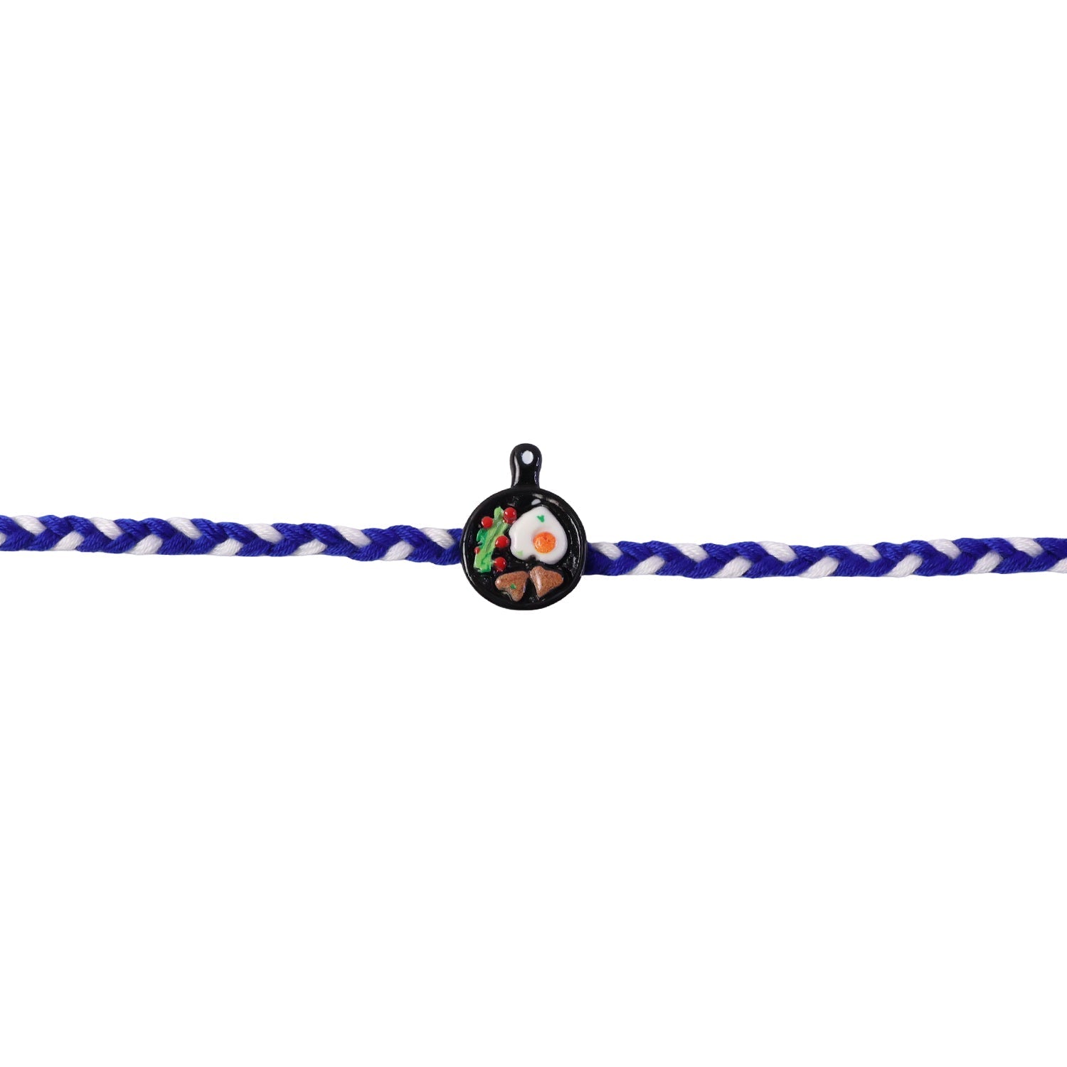ALVENZA Mini Frying Pan Rakhi - Stylish & Lightweight for Brothers