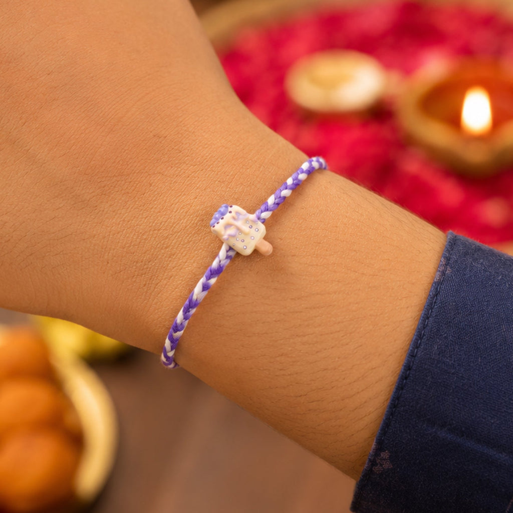 ALVENZA Ice Cream Fancy Dori Rakhi - Stylish & Comfortable for Bhai