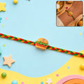 ALVENZA Burger Charm Rakhi - Unique & Playful Dori for Brothers