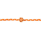ALVENZA Orange Slice Charm Rakhi - Stylish & Comfortable for Brothers
