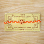 ALVENZA Orange Slice Charm Rakhi - Stylish & Comfortable for Brothers