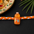ALVENZA Fancy Drink Bottle Charm Rakhi for Brother - Stylish & Easy to Tie