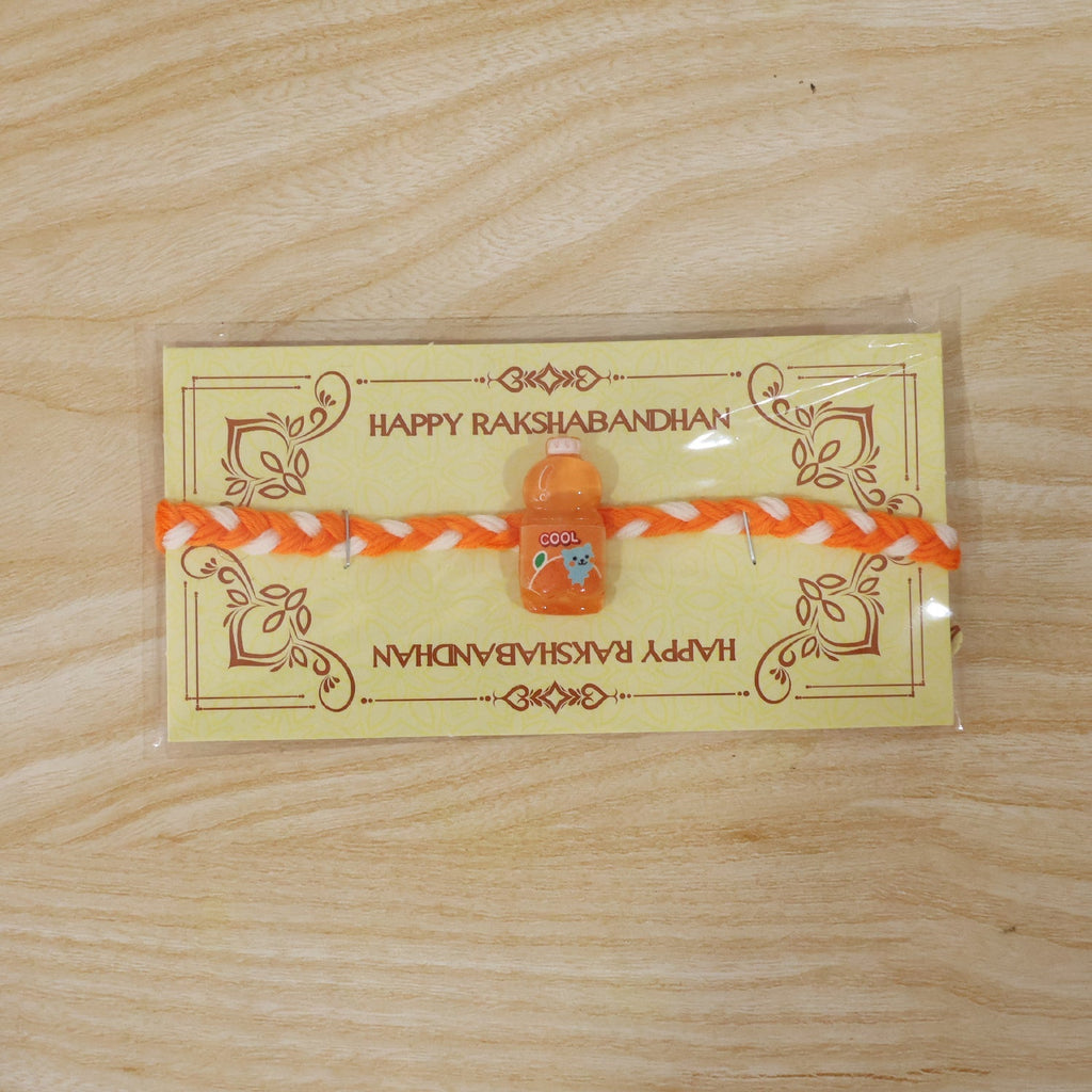 ALVENZA Fancy Drink Bottle Charm Rakhi for Brother - Stylish & Easy to Tie