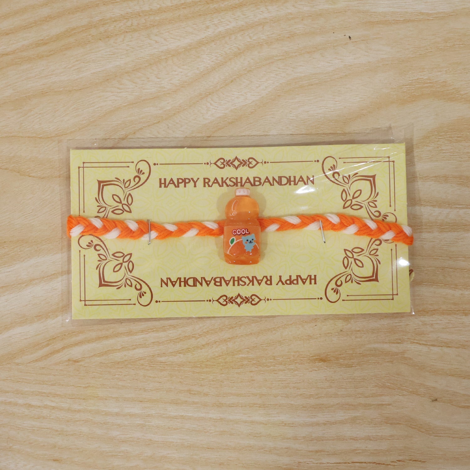ALVENZA Fancy Drink Bottle Charm Rakhi for Brother - Stylish & Easy to Tie