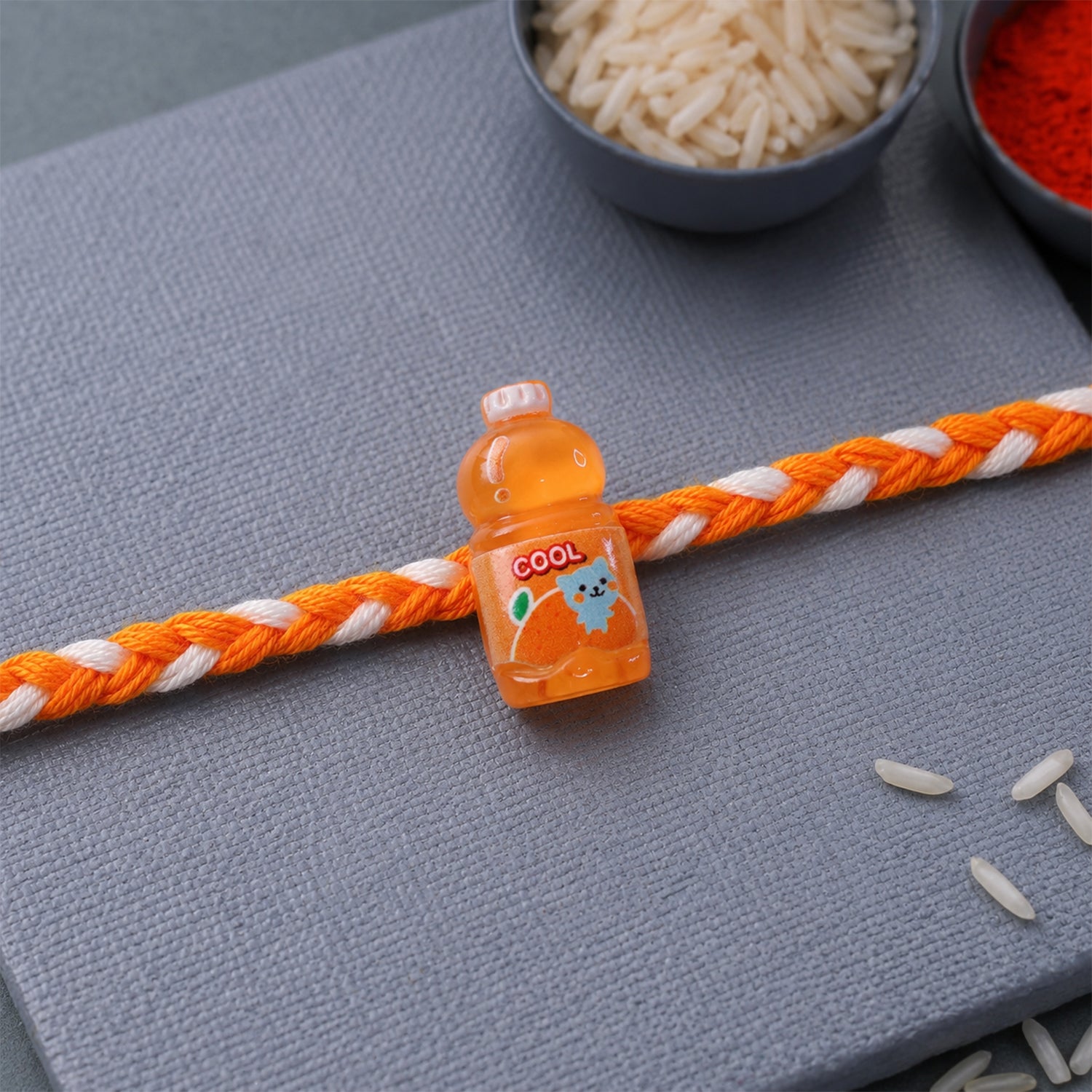 ALVENZA Fancy Drink Bottle Charm Rakhi for Brother - Stylish & Easy to Tie