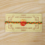 ALVENZA French Fries Charm Rakhi - Modern Style & Comfortable Fit