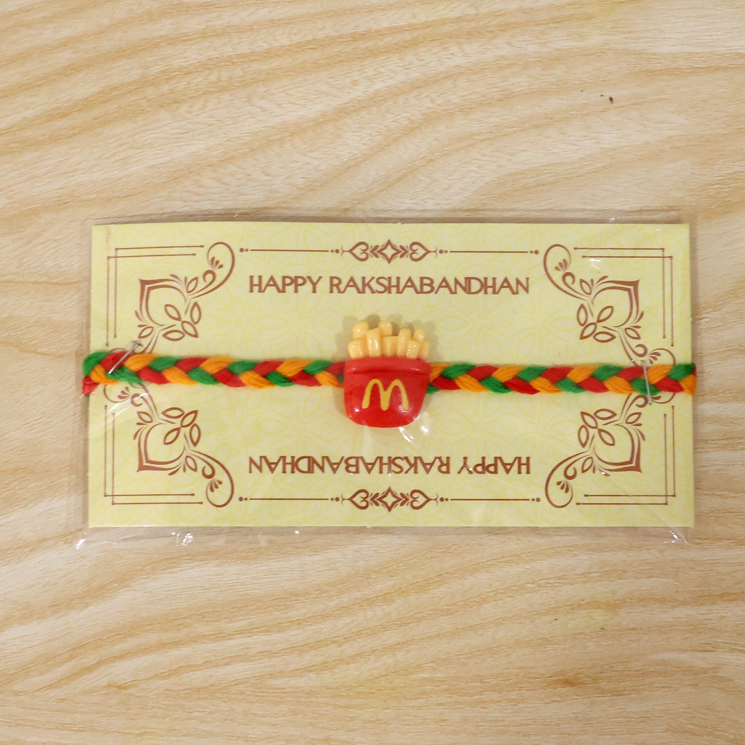 ALVENZA French Fries Charm Rakhi - Modern Style & Comfortable Fit