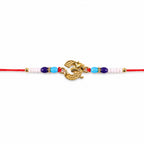 ALVENZA Om Symbol Beaded Traditional Premium Designer Rakhi for Brother
