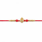 ALVENZA Lord Ganesha Charm Traditional Premium Designer Rakhi for Brother