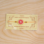 ALVENZA Fruit Slice Charm Kids Beaded Premium Designer Rakhi for Brother