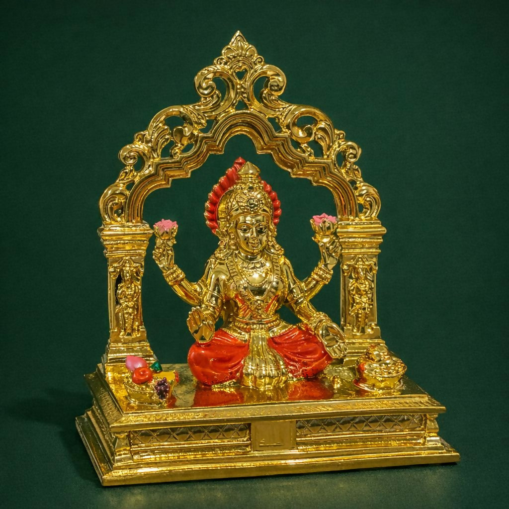 ALVENZA Goddess Lakshmi Idol – Sacred Home Decor for Prosperity and Positivity