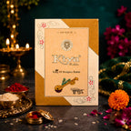 ALVENZA Auspicious Floral Kalash Devotional Rakhi for Brother with Beads Gift