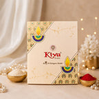 ALVENZA Antique Gold Oval Filigree Rakhi with Red Teardrop Stone, Pearl & Multicolor Beads