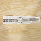 Minimal Silver Dial Women's Watch – Elegant & Versatile Accessory