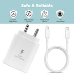 ALVENZA Type C Fast Charger – Rapid 25W Power Delivery with Cable