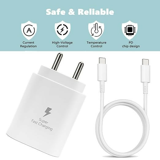 ALVENZA Type C Fast Charger – Rapid 25W Power Delivery with Cable