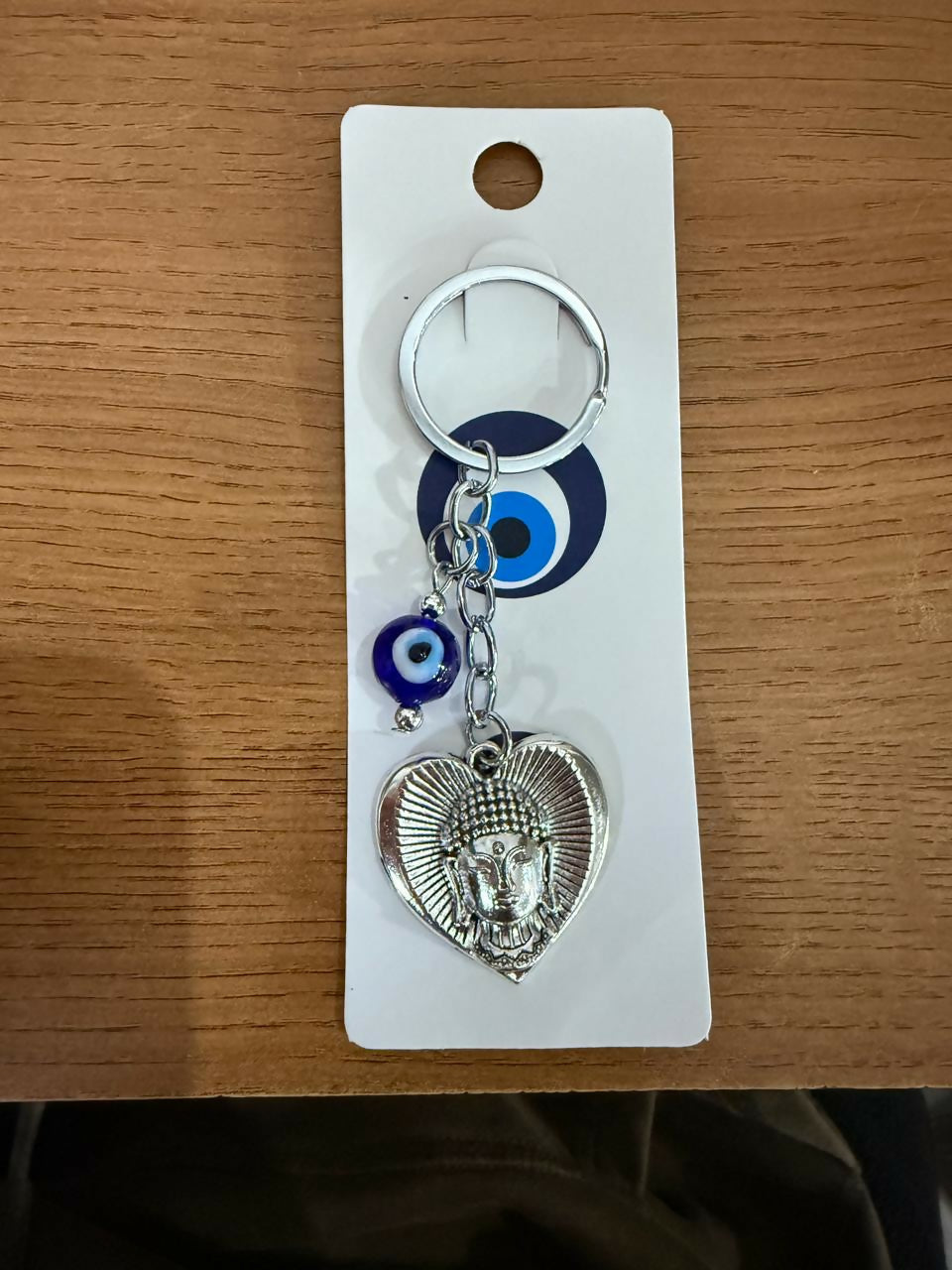 ALVENZA Buddha Evil Eye Keychain – Protective Spiritual Accessory