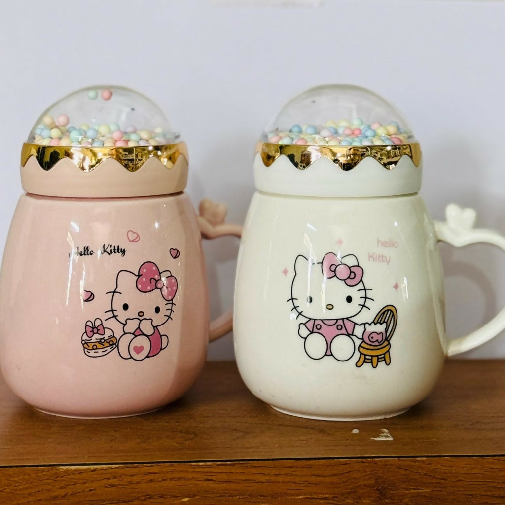 ALVENZA Ceramic Mug with Dome Lid – Stylish & Keeps Drinks Warm