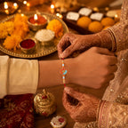 ALVENZA OM Symbol Rakhi – Traditional Style with Modern Elegance