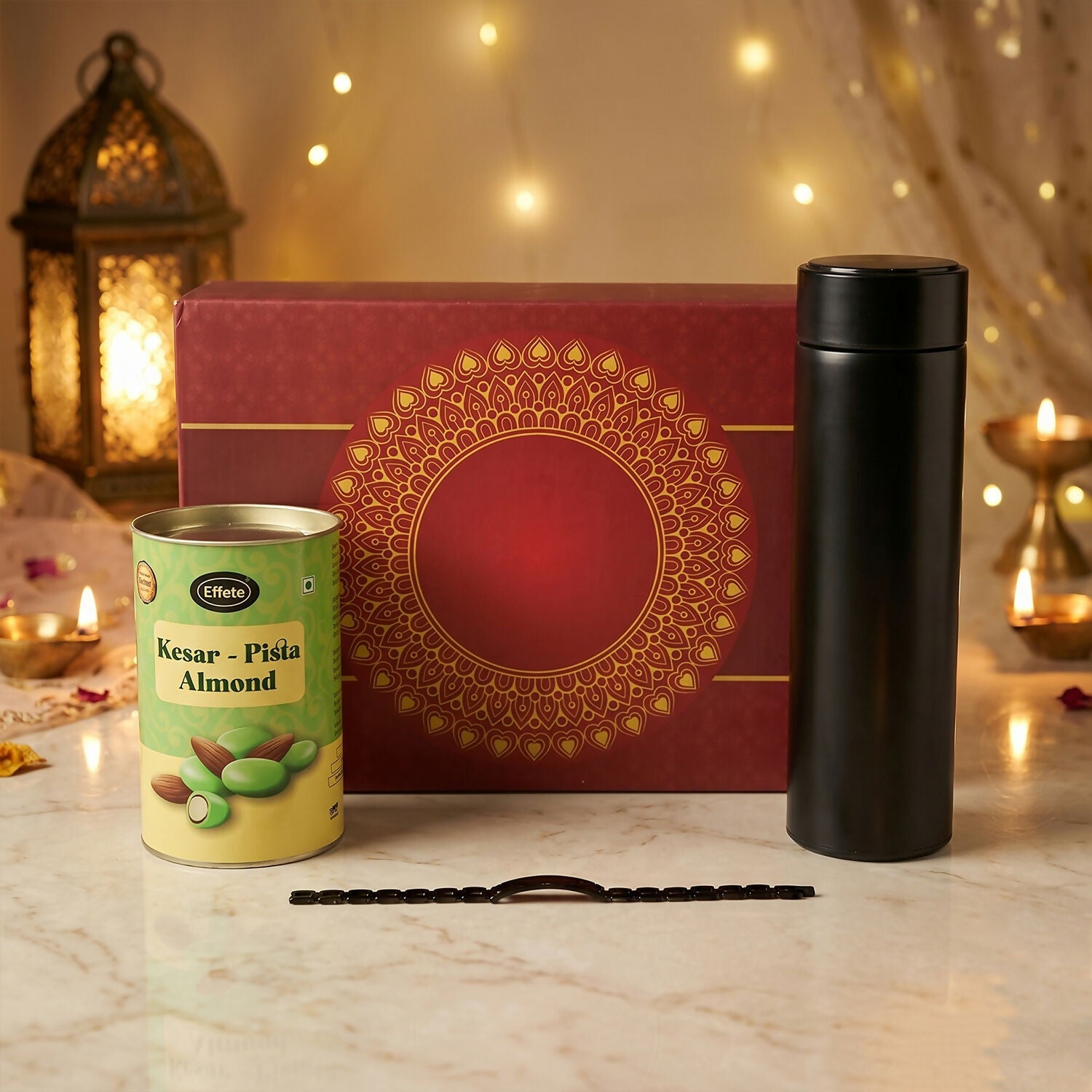 ALVENZA Custom Premium Rakhi Gift Set - Stylish, Practical & Festive