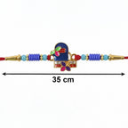 ALVENZA Shiv Rakhi – Elegant Blue Thread with Traditional Design
