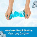 ALVENZA Jelly Cube Slime Kit – Super Shiny & Stretchy DIY Fun for Kids
