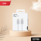 ALVENZA 25W Type C to Lightning Cable – Quick Charging & Durable Build