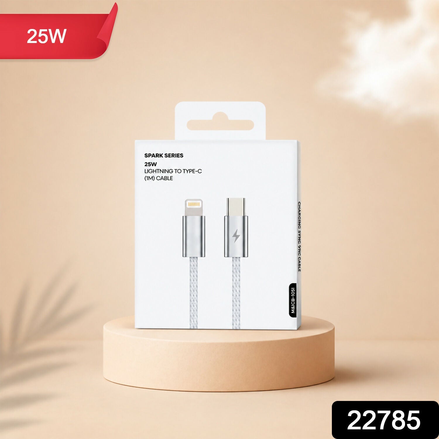 ALVENZA 25W Type C to Lightning Cable – Quick Charging & Durable Build