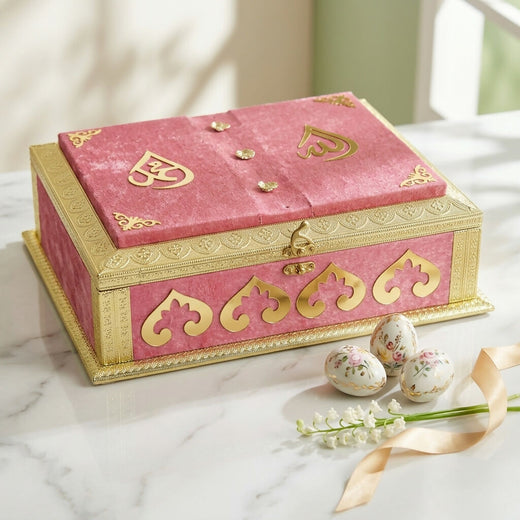 ALVENZA Luxury Velvet Quran Box – Elegant Storage & Prayer Organizer