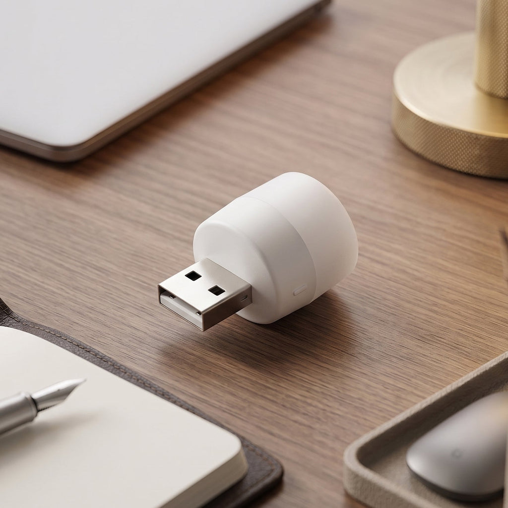 USB LED Night Light Compact, Low Power Ambient Glow - Detail View 8