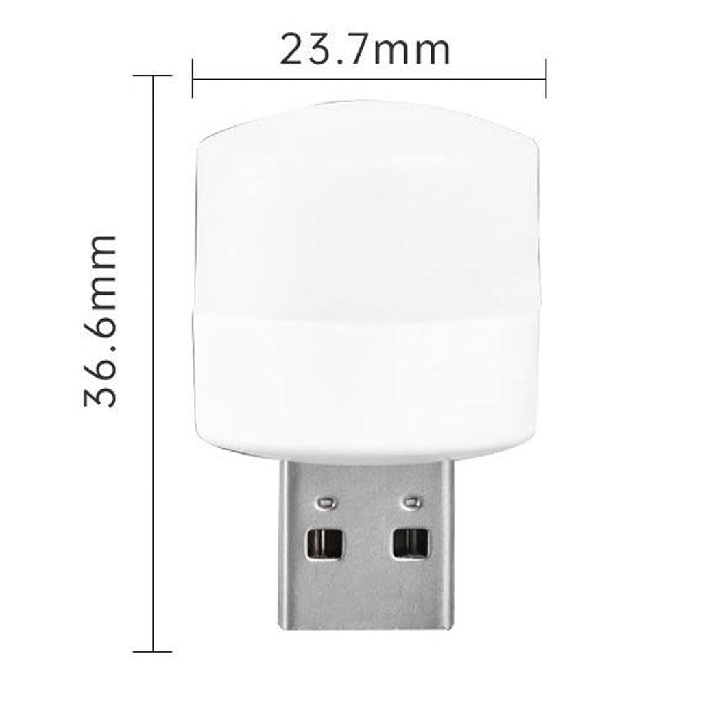 USB LED Night Light Compact, Low Power Ambient Glow - Detail View 6