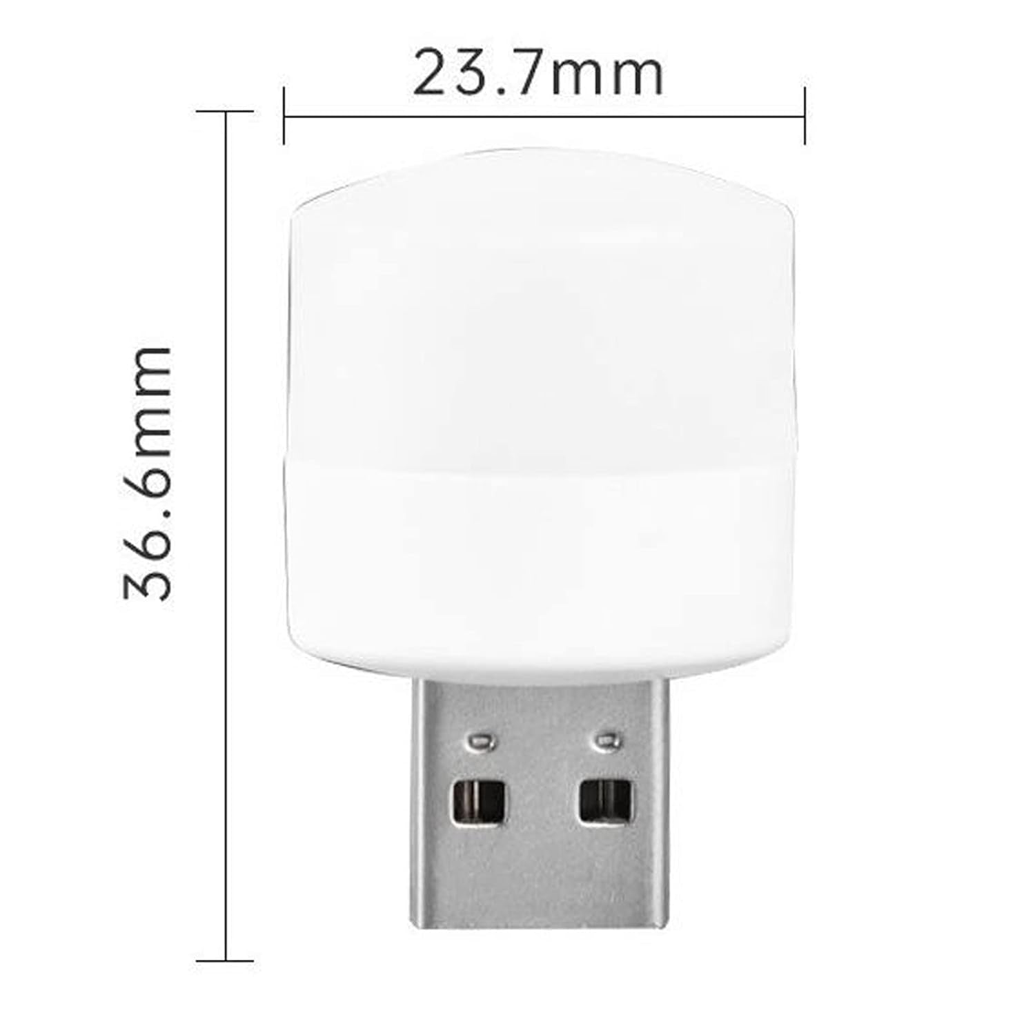 USB LED Night Light Compact, Low Power Ambient Glow - Detail View 6