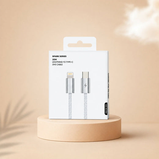 ALVENZA 25W Type C to Lightning Cable – Quick Charging & Durable Build